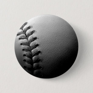 Black & White Close Baseball Knapp