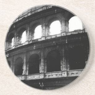 Black White Colosseum Roman Empire Underlägg Sandsten