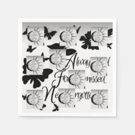 BLACK & WHITE DISIGNPaper Napkin Pappersservett