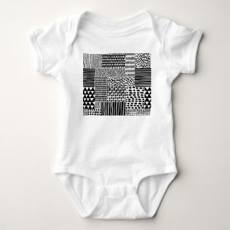 Black White Doodle: Ethnic Seamless T Shirt