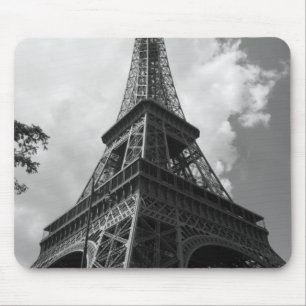 Black & White Eiffel Torn i Paris Musmatta