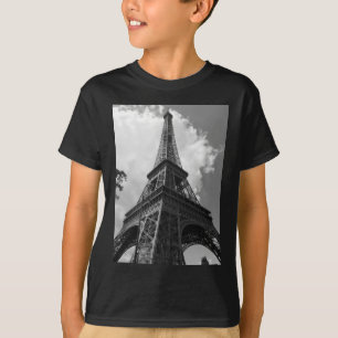 Black & White Eiffel Torn i Paris Tee