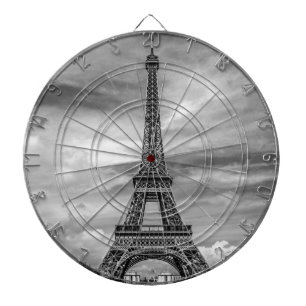 Black & White Eiffel Torn Paris Frankrike Piltavla