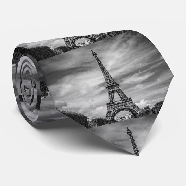 Black & White Eiffel Torn Paris Frankrike Slips (Rullad)