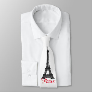 Black White Eiffel Torn Paris Kärlek City Travel Slips