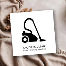 BLACK WHITE ENKEL VACUUM CLEANER STÄDNING TJÄNST