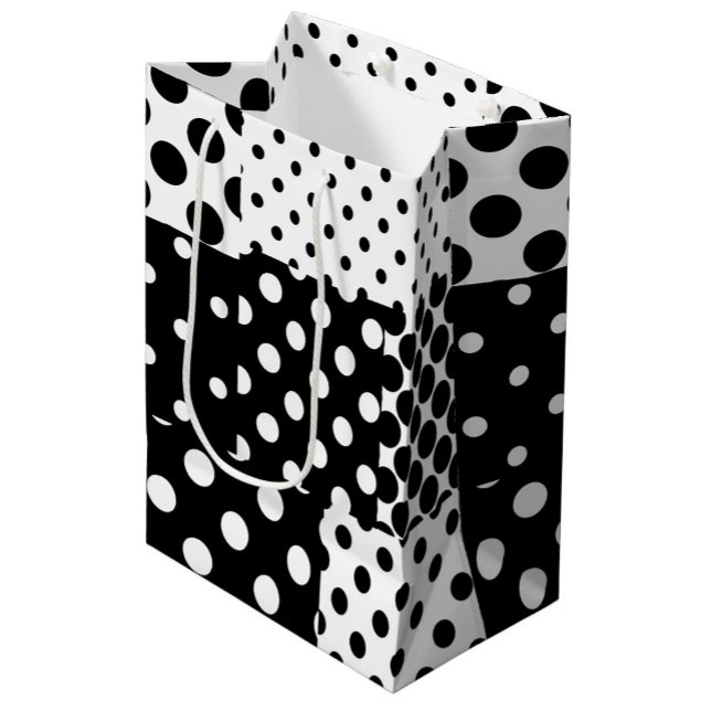 Black White Fashion Polka Dots Style Design  (Skapare uppladdad)