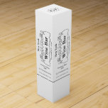 Black & White Flaskor, Vin Pub/Winery, Winery Presentask För Vinflaska<br><div class="desc">Black & White Flaskor,  Vin Pub/Winery Vin Box by the Affärskort Store.</div>