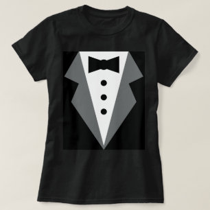 Black White Forme Tuxedo T Shirt