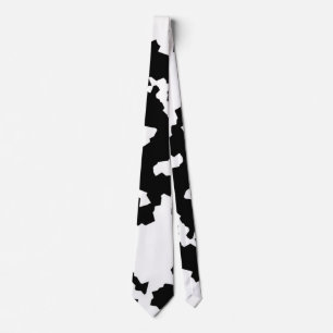 Black White Fractal Oregelbunden Abstrakt Mönster Slips