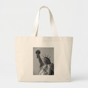 Black & White Frihetsgudinnan New York City Jumbo Tygkasse
