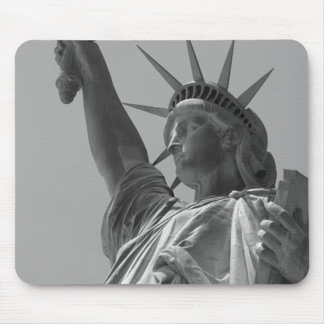 Black & White Frihetsgudinnan New York City Musmatta (Framsidan)