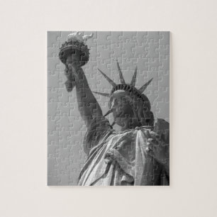 Black & White Frihetsgudinnan New York City Pussel