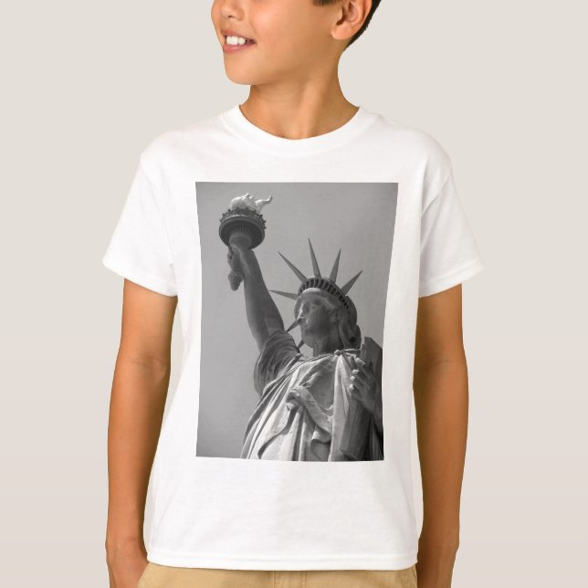 Black & White Frihetsgudinnan New York City Tee (Framsida)