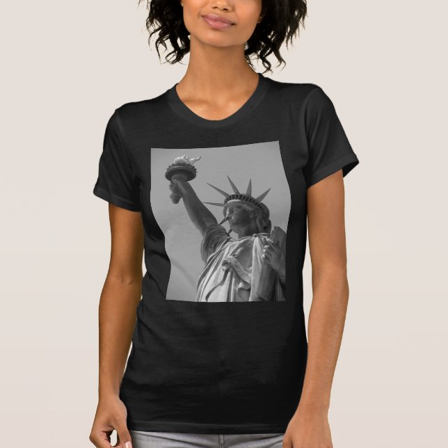 Black & White Frihetsgudinnan New York City Tee (Framsida)