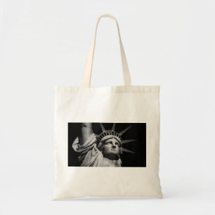 Black White-Frihetsgudinnan New York Tygkasse