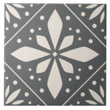 Black White Geometric Symmetrical Mönster DIY