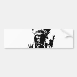 Black & White Geronimo Bildekal
