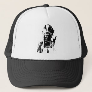 Black & White Geronimo Keps