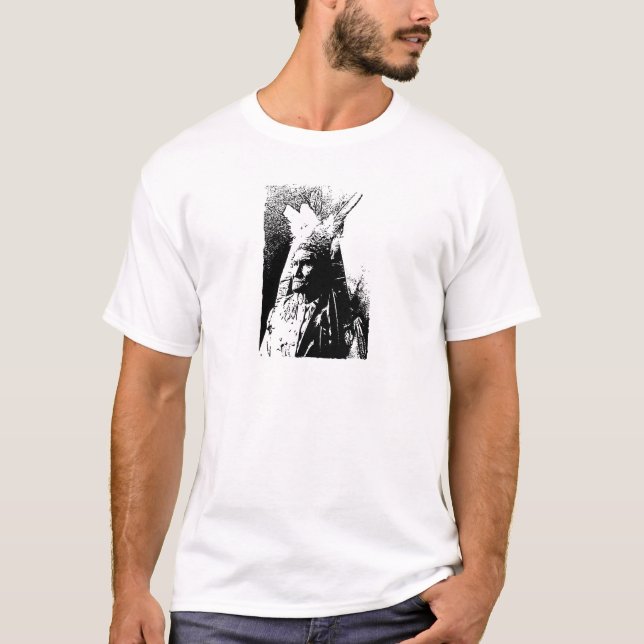 Black & White Geronimo T-shirt (Framsida)