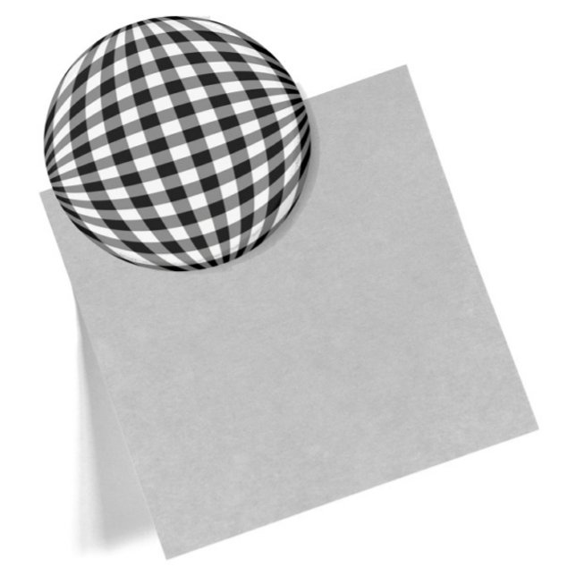 Black & White Gingham Magnet (Skapare uppladdad)