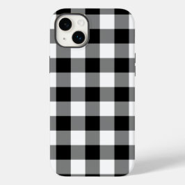 Black & White Gingham Mönster