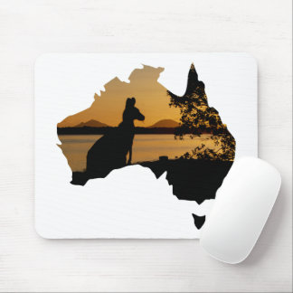 Black, White & Gold Kangaroo Sunset Australia Musmatta