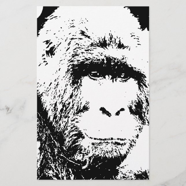 Black & White Gorilla (Framsida)