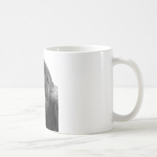 Black White Gorilla Kaffemugg