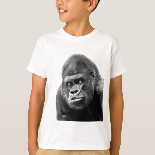 Black White Gorilla Tee