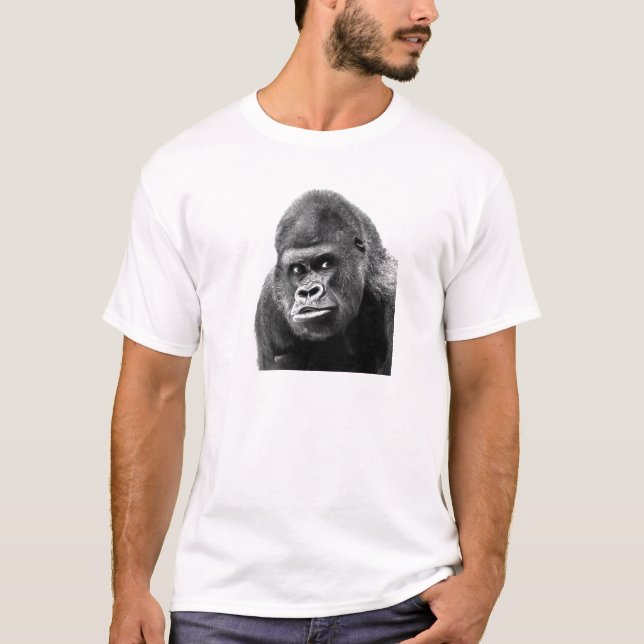 Black White Gorilla Tröja (Framsida)