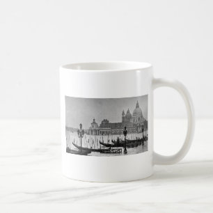 Black White Grand Canal Venice Italien Travel Kaffemugg