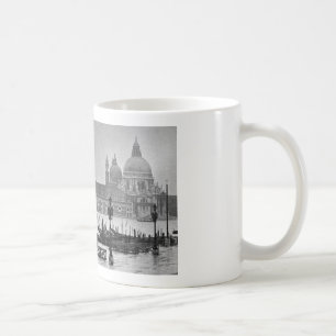 Black White Grand Canal Venice Italien Travel Kaffemugg