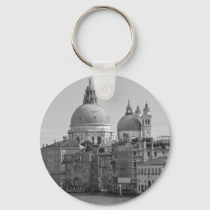 Black White Grand Canal Venice Italien Travel Nyckelring