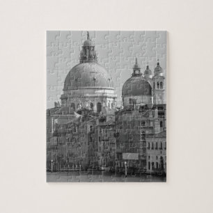 Black White Grand Canal Venice Italien Travel Pussel