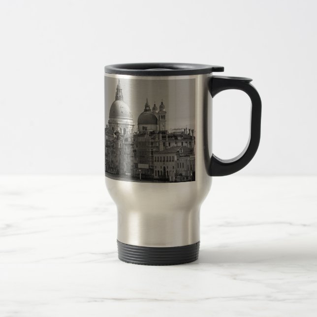 Black White Grand Canal Venice Italien Travel Resemugg (Höger)