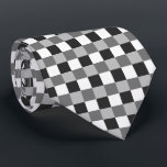 Black White Grått Checkerboard Slips<br><div class="desc">Underbara presentidéer för födelsedag,  jul,  Fars dag ... </div>