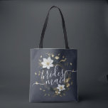Black White Guld Blommigt Wandefrand Bröllop Bride Tygkasse<br><div class="desc">Bridesmaid Bröllop Tote Bag Templates - Elegant Black White and Guld Blommigt Wandeans. Dessa utformningar kan vara Personlig för ditt särskilda tillfälle och skulle vara Perfekt för Bröllop,  Möhippa,  Förlovningsfest,  Födelsedagsfest och många fler särskilda tillfällen.</div>