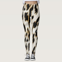Black White Guld Cowgirl Cowhide