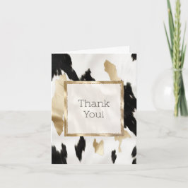 Black White Guld Glam Cowhide Southwest Tack