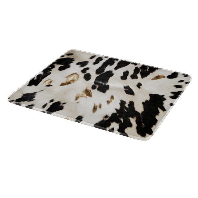 Black White Guld Southwest Cowhide (Hörn)