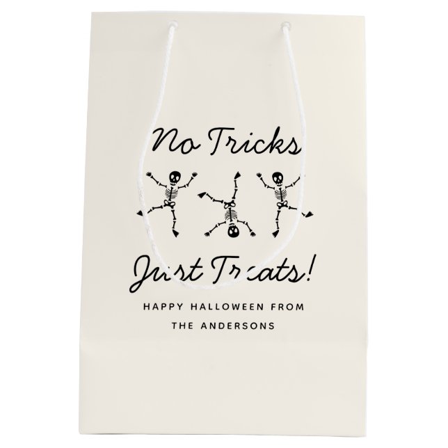 Black & White Hand plockade Skeleton Halloween (Baksidan)