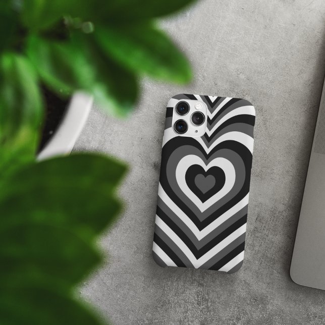 Black & White Heart iphone case iPhone 14 (Skapare uppladdad)