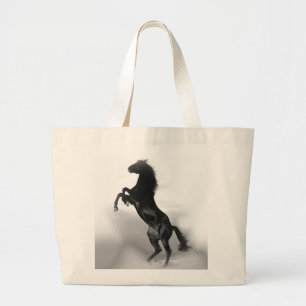 Black White Horse Jumbo Tygkasse