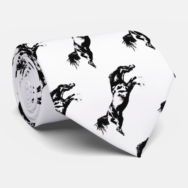 Black White Horse Rearing Slips (Rullad)