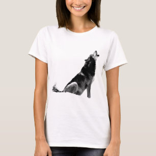 Black White Howling Varg Tee