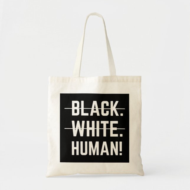 Black White Human Tygkasse (Framsidan)