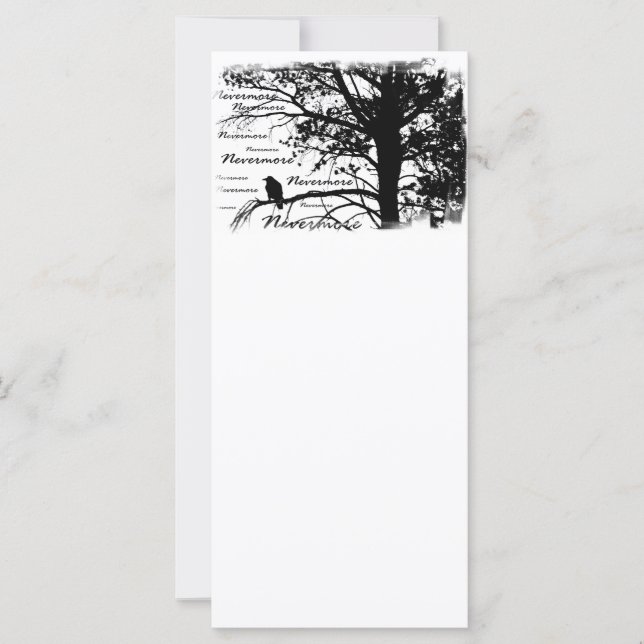 Black & White Ickmore Raven Silhouette (Framsida)