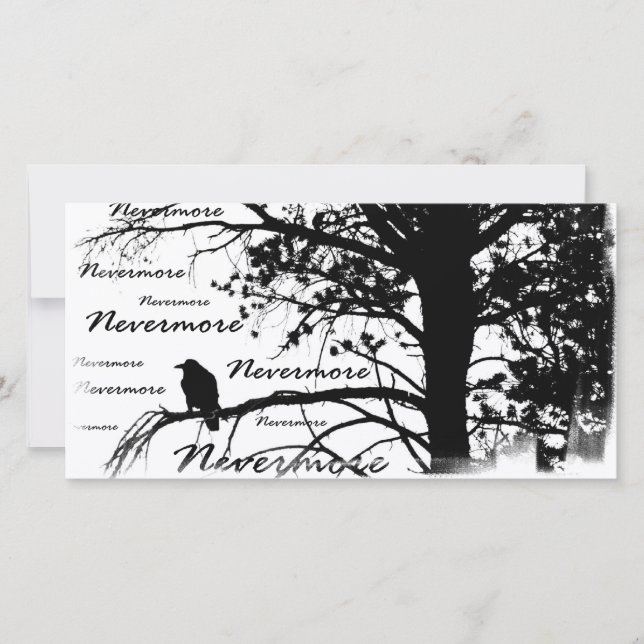 Black & White Ickmore Silhouette Raven (Framsida)