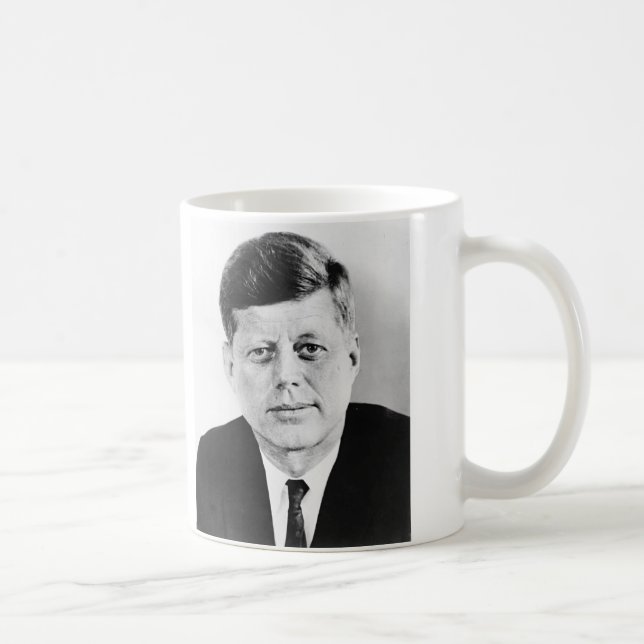 Black & White Jack JFK John F. Kennedy Kaffemugg (Höger)
